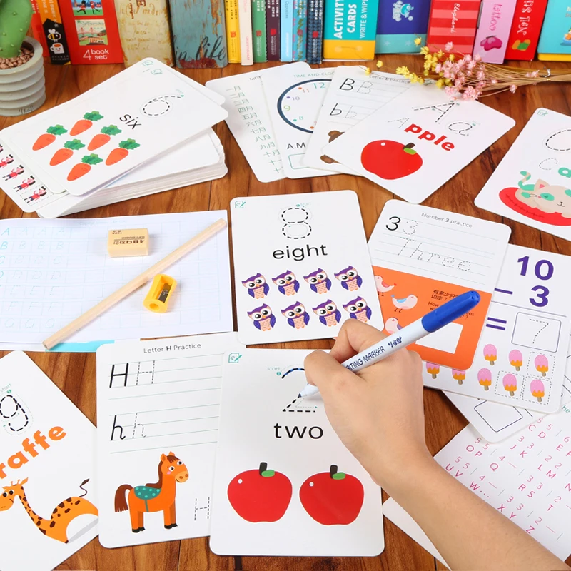 

Candywood New Writing Math Letter Education Learning toys puzzle Cards Water Painting Graffiti Drawing Board for kids children