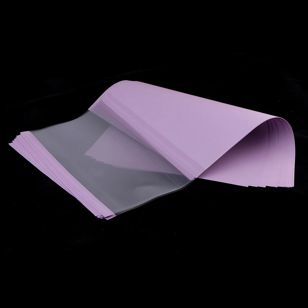 20pcs 58x30cm Rose Single Flower Bag Bouquet Wrapping Paper Plastic Paper Bags Boxes Cases For Flowers Gifts Packaging