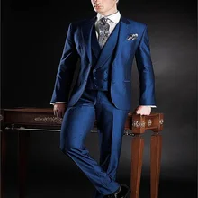 Новая мода Для мужчин Блейзер костюм свадебный Бизнес Костюмы Блейзер Куртка Брюки Формальные смокинг платье костюмы(куртка+ брюки+ жилет+ галстук