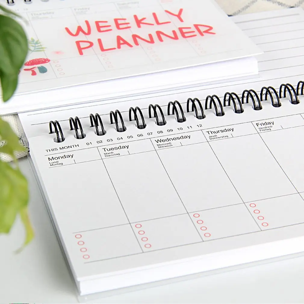 Korean Stationery Notebook Cartoon Animals Can Tear Week Plan Schedule Book Student Portable Coil Flip Book Korean Stationery Notebook Cartoon Animals Can Tear Week Plan Schedule Book Student Portable Coil Flip Book