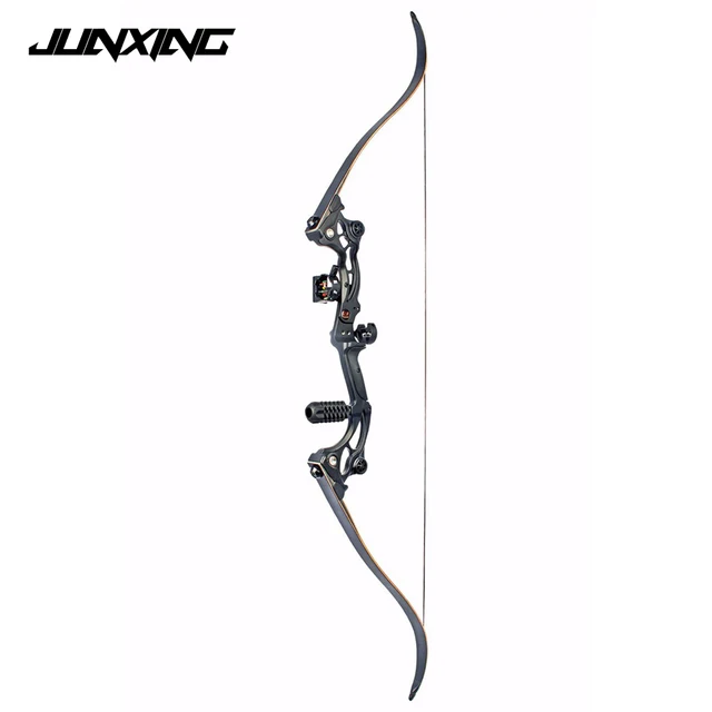US $123.50 High Quality 64 inches Black Recurve bow of 30-55 lbs IBO Speed 175 fps for Archery and Hunting wit