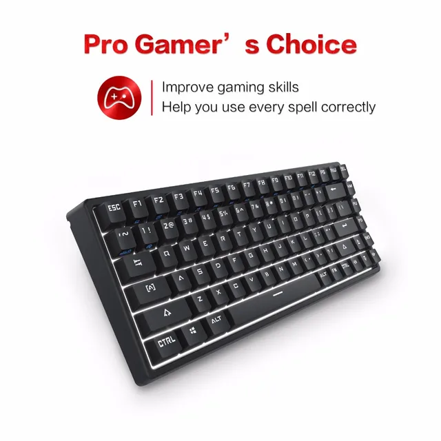 Drevo Gramr 84 key Mechanical Keyboard Mini Game Keyboard