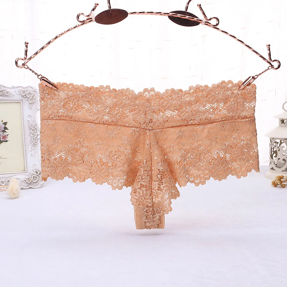 Sexy Lace Panties Women Fashion Cozy Lingerie Tempting Pretty Briefs High Quality Cotton Low Waist Cute Women Underwear