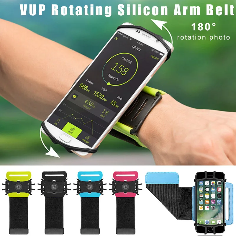 

VUP Cell Phone Armband for Workout Biking Walking Adjustable Running Armand with Key Holder GDeals