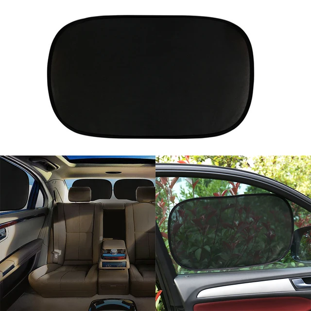 Super Quality 4pcs Black Side Car Sun Shades Rear Window Sunshades Cover Mesh Visor Shield Screen Interior UV Protection Kids