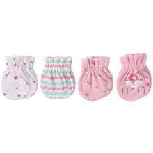 0-6 месяцев ребенок accessorise хлопок детские варежки и варежки для новорожденных милые Перчатки Утепленная одежда комплект для малыша