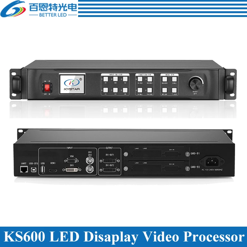 

KS600 Support 1920*1200 pixels LED display Video Processor