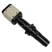 Envío libre!!! 3 en 1 HD Digital Industrial Microscopio Cámara VGA CVBS AV Salidas de TV + 10X-200X USB Lentes de Montura C + Línea DEL USB
