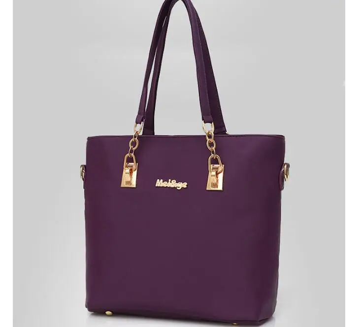 Новинка, женская модная композитная сумка, шесть штук, нейлоновая сумка, набор, женские большие сумки, 6 шт., женские сумки известных брендов
