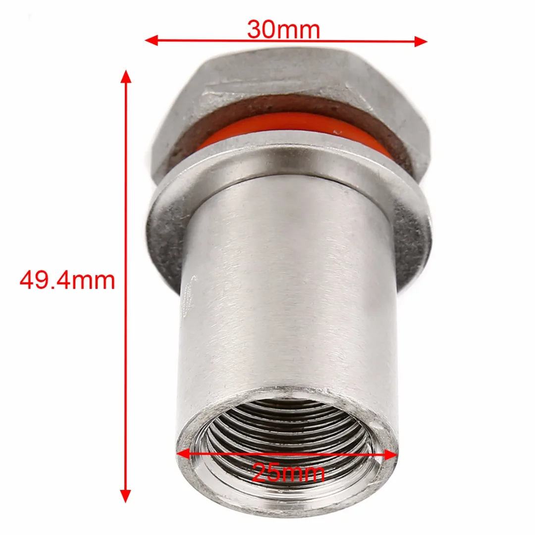 

Stainless Steel Homebrew Weldless Bulkhead 1/2" Male NPT Threads Fitting for Brew Kettle/Keg Valve Thermometer Mayitr