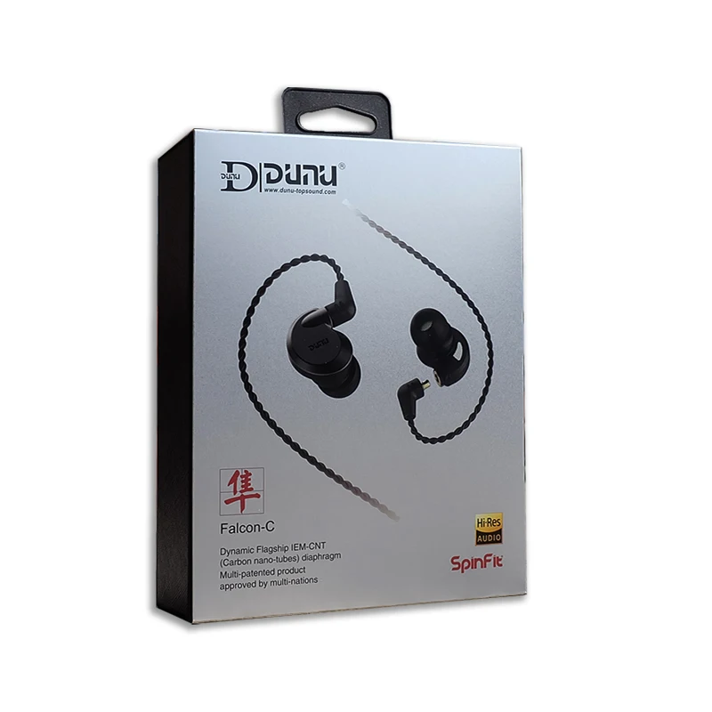 DUNU Falcon C Hi Fi аудио CNT (углеродные нанотрубки) Динамические наушники вкладыши IEM со