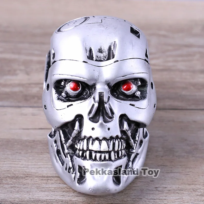 

Terminator 5 T800 action figure doll 1:2 silver skeleton head cartoon anime PVC model toy