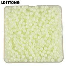 Lotitong 500 шт. световой Бусины 4 мм 5 мм 6 мм Рыбалка космические бобы круглый поплавок шары Фиксаторы свет шаров море Рыбалка снасти приманки DIY