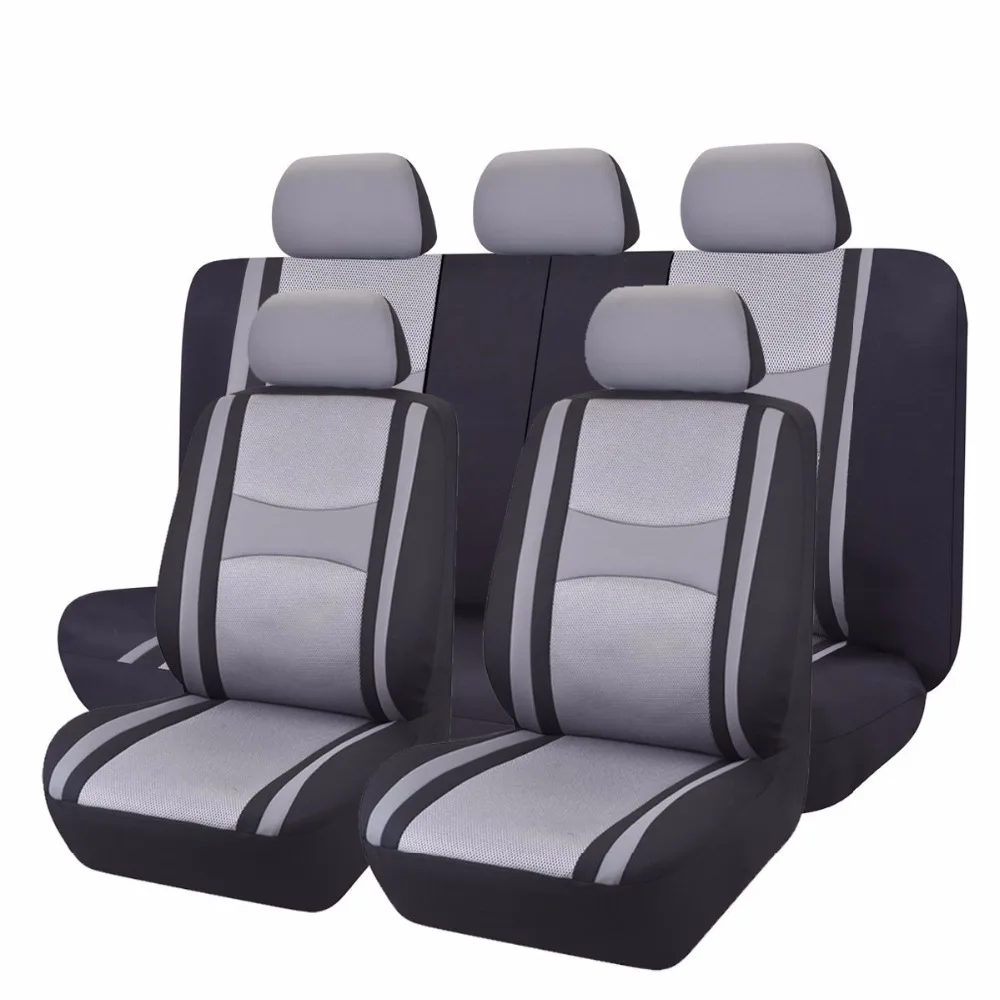 

WESHEU Car Seat Covers Universal Fit Car Seat Protectors High Quality Auto Interior Accessories Beige Seat Cover For Lada Largus