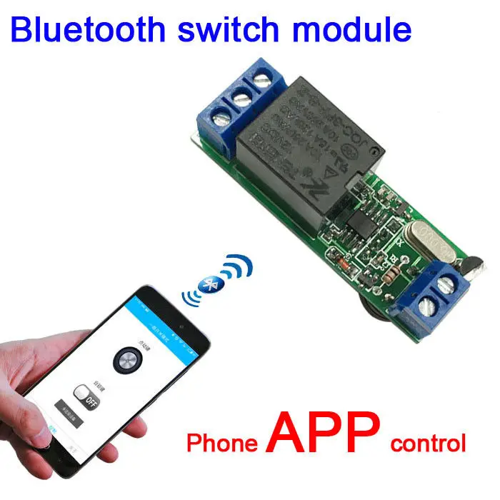 12 В постоянного тока Bluetooth управление доступом к дверному замку релейный модуль