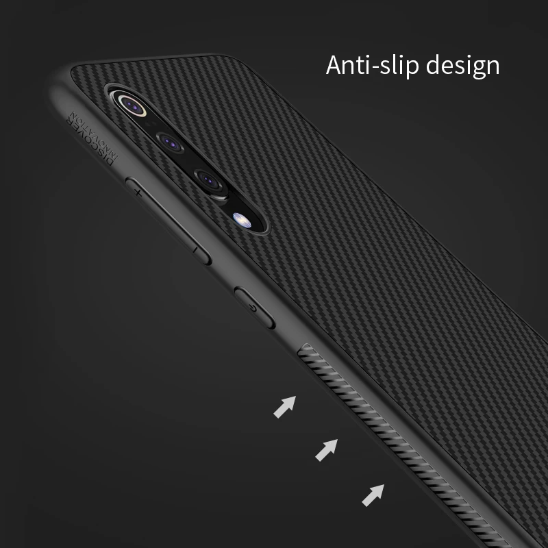 Для Xiaomi Mi9 Чехол Nillkin Синтетическое волокно Углеродистый пластик PP Задняя крышка