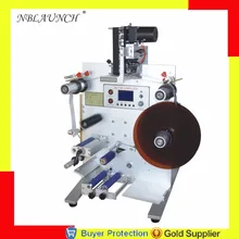 Полуавтоматическая круглая машина для маркировки бутылок прозрачная наклейка для этикетки с двух сторон этикетки стеклянная банка Автоматическая Этикетка