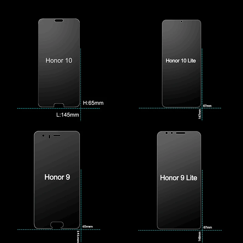 2 шт. закаленное стекло для Huawei Honor 9 Lite 10 Защитное стекло для Honor 9 легкое Защитное стекло для Honor 10 Lite защита экрана