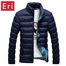 2017 marke Jacke Männer Warmen Mantel Schwarz Outwear Chaquetas Plumas Hombre Winter Herren Mäntel Jacken Stehkragen Schlank Kleidung X323