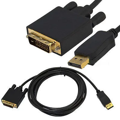 5 м Displayport к линии DVI 24 + 1dp dvi кабель Адаптер dp позолоченные|Соединители| |