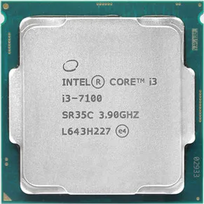 Процессор Intel Core i3 серии 7100 Процессор I3 7100 I3-7100 процессор LGA 1151-land FC-LGA 14 нанометров двухъядерный i3-7100