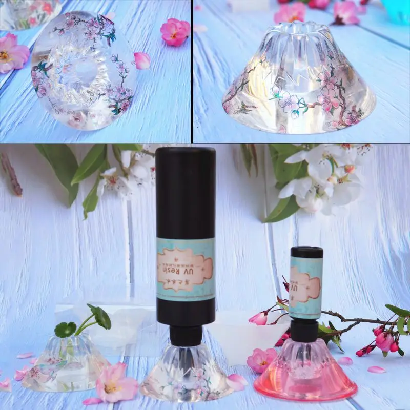 

Volcano Shape Brush Pot Pen Holder Silicone Mold UV Epoxy Resin Jewelry Making