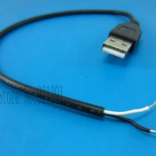 10 шт./партия! DIY USB 2,0 A папа с одной головкой разъем адаптера с кабелем 29 см зарядный Шнур USB шнур питания Удлинитель