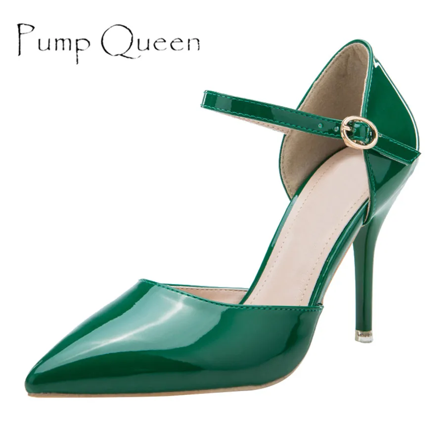 green dress with pink heels