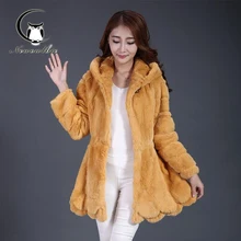 2016 winter new otter whole skin large skirt women’s fur coat women’s long coat warm cold