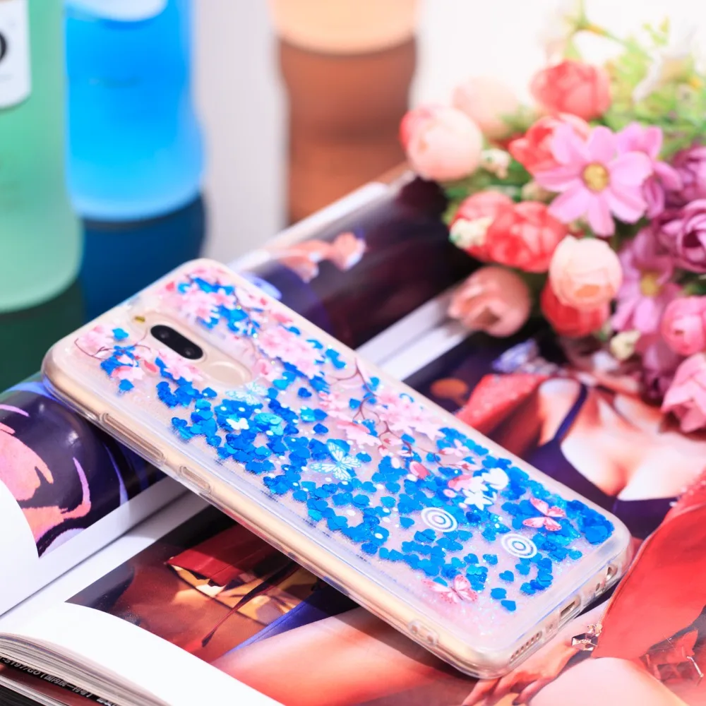 Мягкий ТПУ чехол для Huawei Honor 4C 5C 5A 6C 6A 7C 7 7A 7X 8 9 9i 10 Lite Pro динамический Жидкий блеск