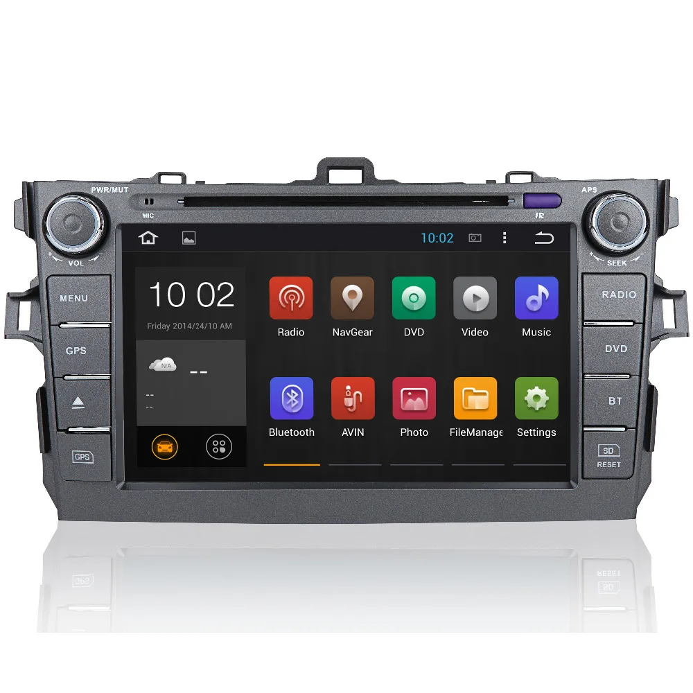 Sale 2G RAM Quad Core Android 7.1.1  Car DVD GPS For Toyota Corolla 2007 2008 2009 2010 2011 Car Radio RDS Stereo Head unit 0
