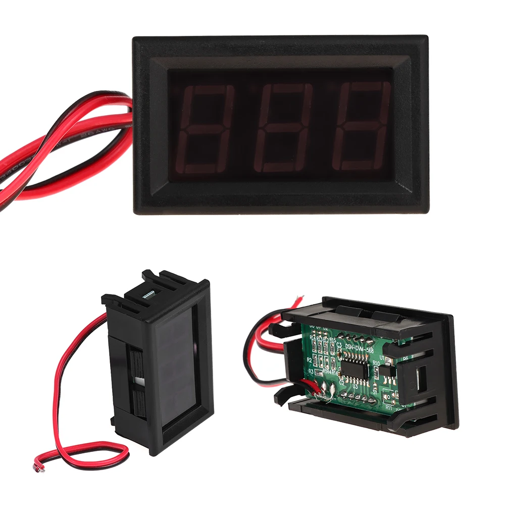 

Car voltage DC2.5-30V test LED Display Mini voltmeter Digital tester Auto Gauge Motorcycle Battery Portable interior equipment