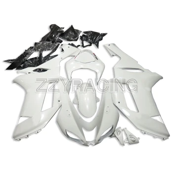 

Injection Fairings Kits for Kawasaki ZX6R 2007 2008 Year ZX-6R 07 08 Complete Motorcycle Body Kit Cowlings Panels Pearl White