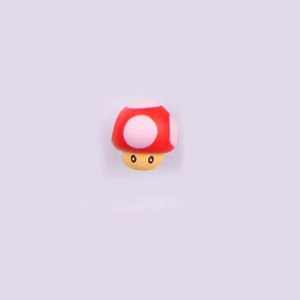 Red Mushroom 2 шт. прекрасный 3D """супер марио""" магнит на холодильник для домашнего интерьера Магнитная стикер украшения комнаты сообщение бумаги фиксированной пасты - Цвет: Red Mushroom
