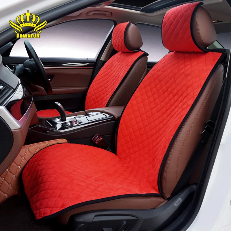 

Fashion Universal Car Seat Covers High Quality Suede Car Front Seat Auto Accessories Car Seat Protector Covers Interior Styling
