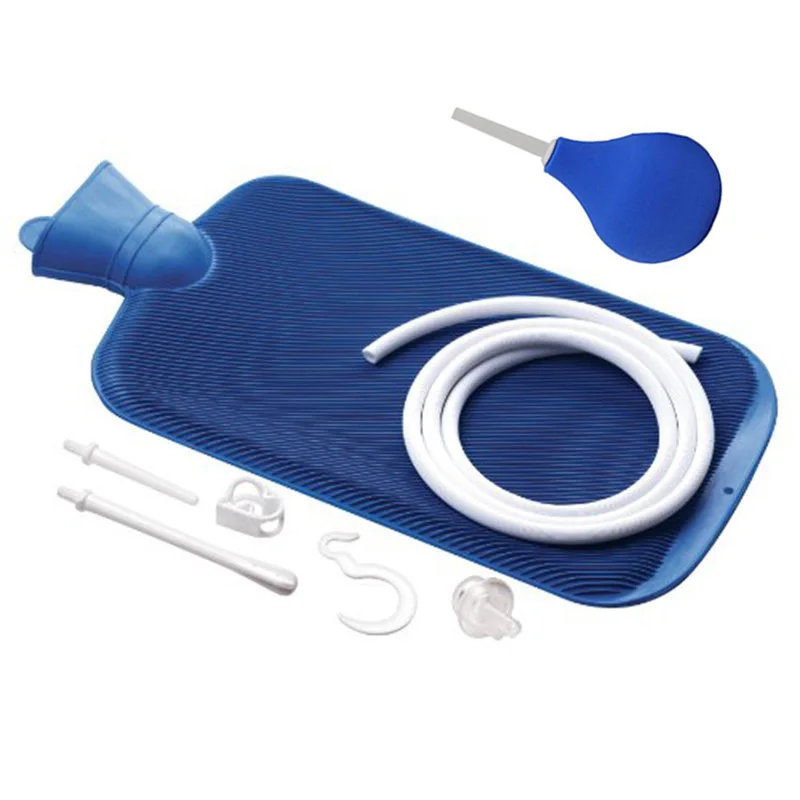 2000ml Non Toxic Enema Bag Kits Gravity Feeding Cleansing Enema Bags