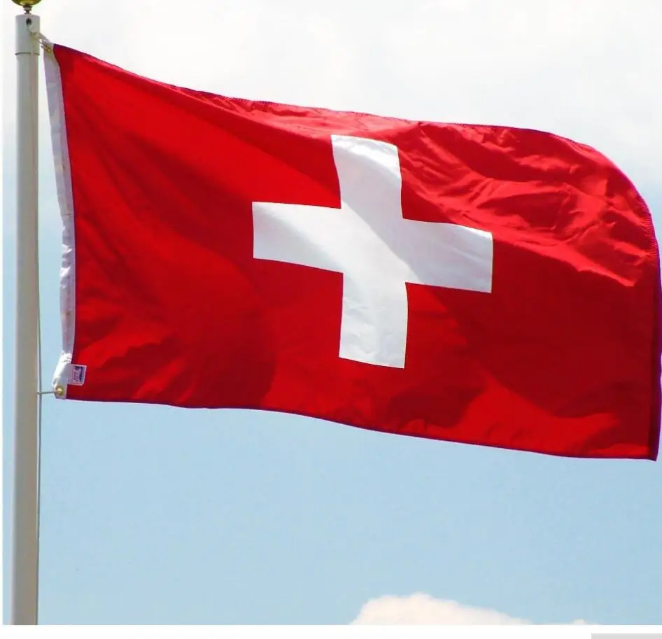 Foto Bendera Negara Swiss
