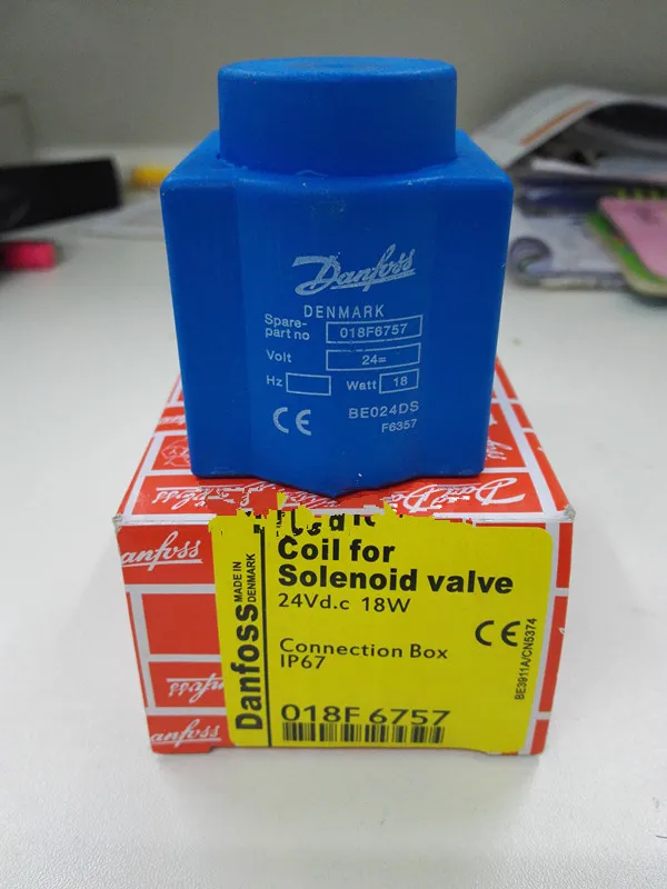 Для катушки соленоидного клапана Danfoss 018F6757 BE024DS DC 24VDC 18W | Компьютеры и офис
