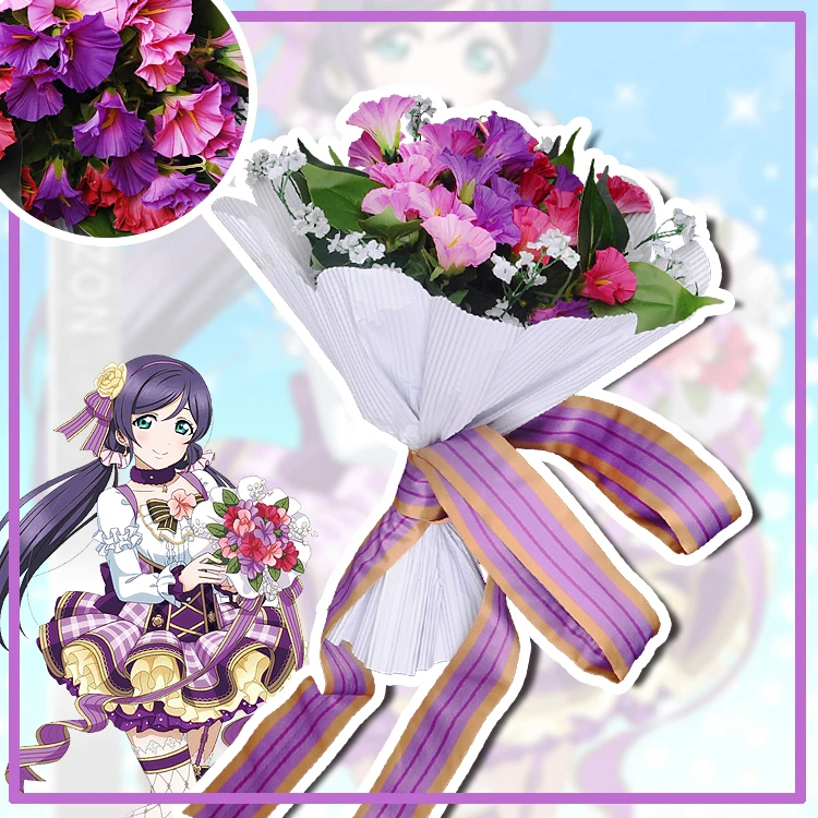 LoveLive японские костюмы для косплея аниме Love Live цветочный букет возбуждающий