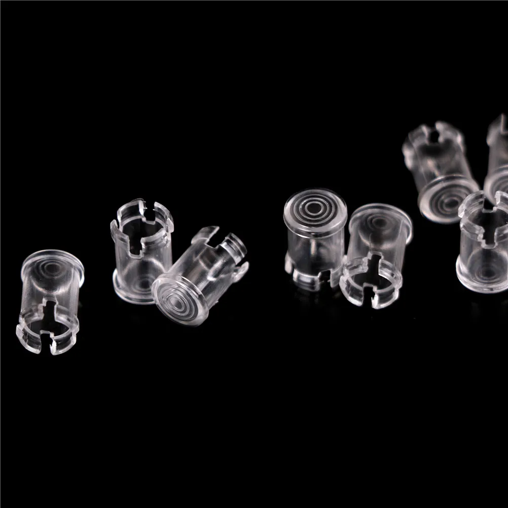 10PCS 3mm LED Light Emitting Diode Lampshade Protector Clear S laBACR 