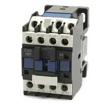 12A, AC-3 Номинальный ток CJX2-1201 реле 3-канальный 1NC 48VAC 50/60Hz катушки Напряжение контроллер двигателя AC контактор переменного тока DIN рейка крепление