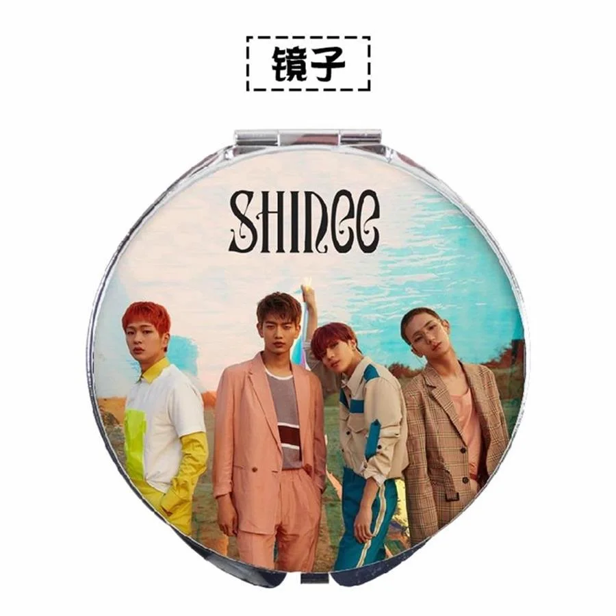 

Kpop Shinee The Story of Light Same Style Portable Makeup Fold Mirror New Album Compact Mirror