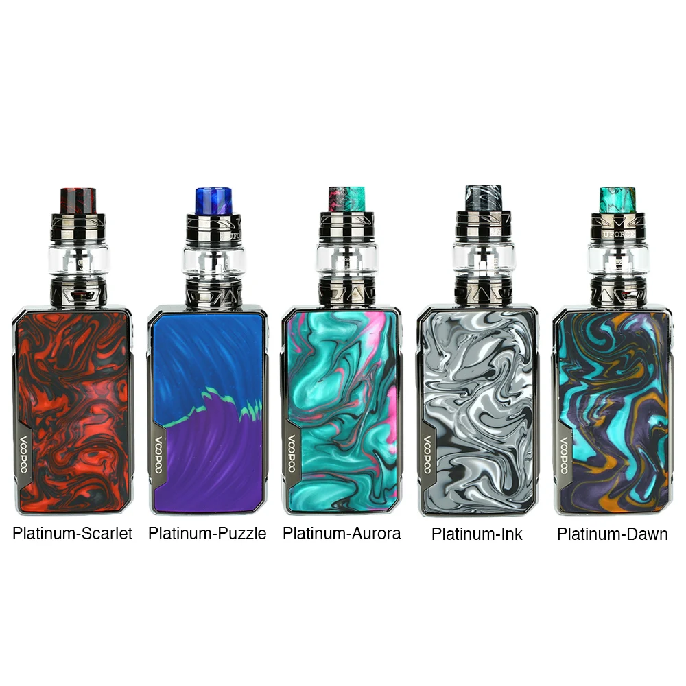 VOOPOO DRAG 2 комплект из платины w/2 мл/5 мл Uforce T2 Танк Uforce U2 N3 Max 177 Вт без 18650 батареи электронная сигарета vs роскошный комплект