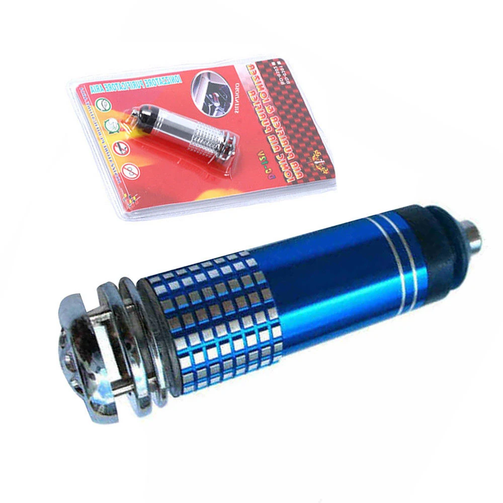 

Ions Air Oxygen Bar Ozone Ionizer Cleaner New Car Air Purifier 12V Negative Ionizer Air Purifier Car Dust Smoke PM2.5 Eliminator