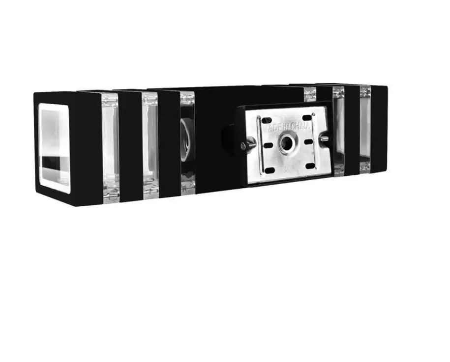 Moderno à Prova Água para Cima para Baixo de Alumínio Luminárias de Parede Lâmpada de Parede ao ar Dwaterproof Cuboid Dupla Cabeça Livre E27 Soquete ac 85-240 v Led 15 para baixo de alumínio cuboid led luminárias