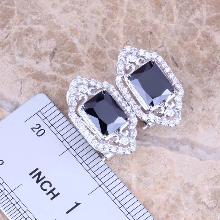 Комплект из колье серёг и с фианитом|jewelry sets|earring pendantcz 925 |