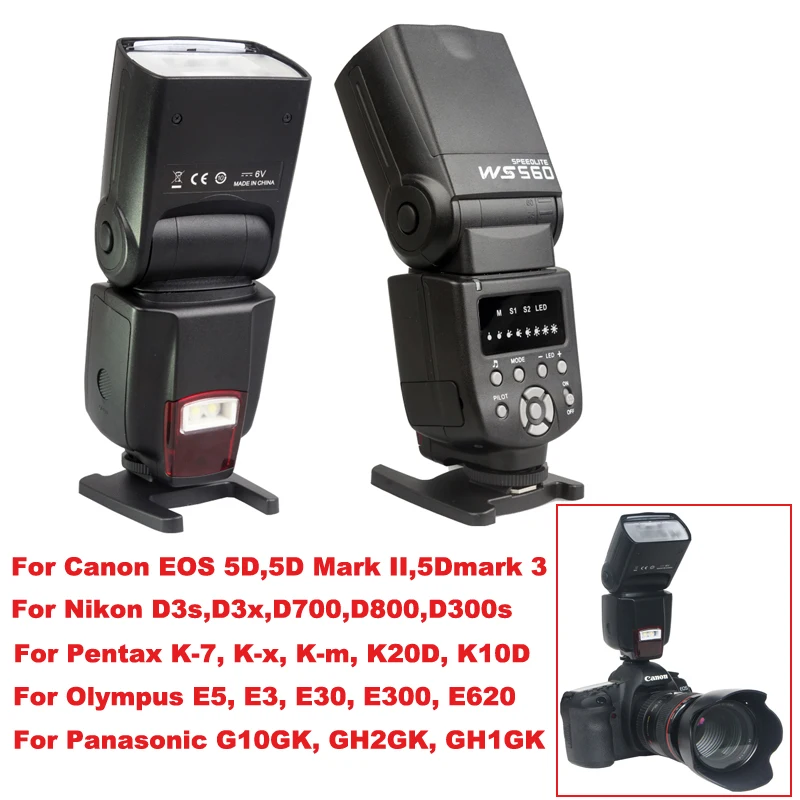 Buy Camera Flash Speedlite With Adjustable LED Fill