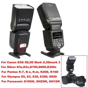 

Camera Flash Speedlite With Adjustable LED Fill Light Universal Flashes for Canon Nikon Olympus Pentax Lumix Camera accessories