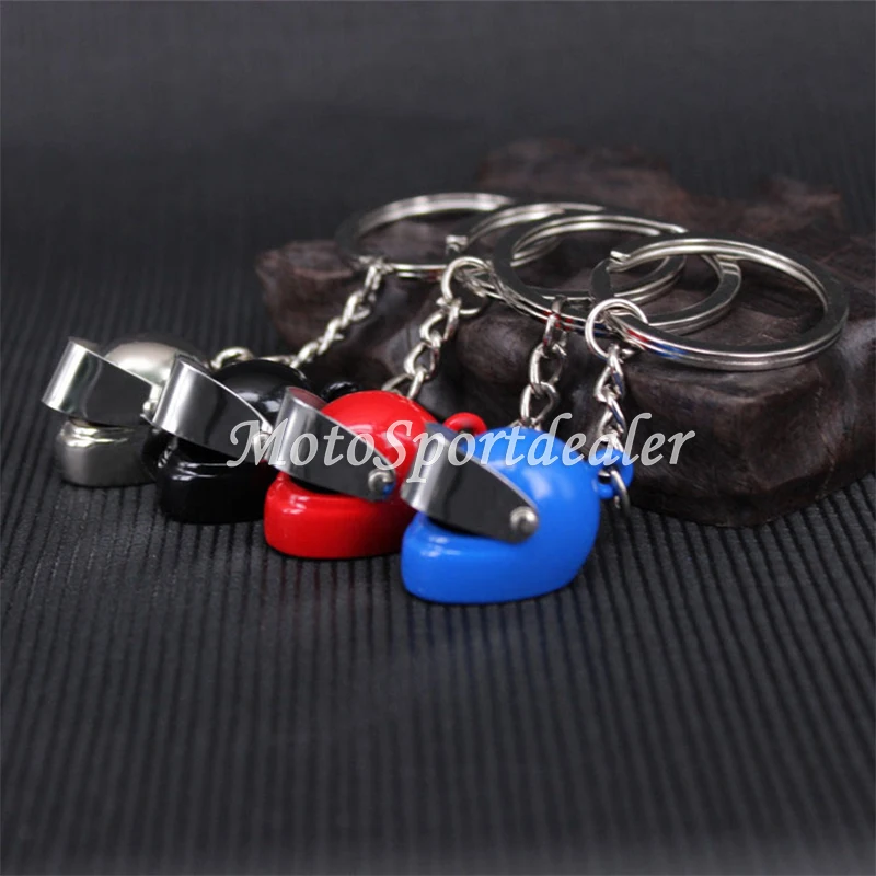 

Cute Motorcycle Helmet Keychain Fashion Keyring Model