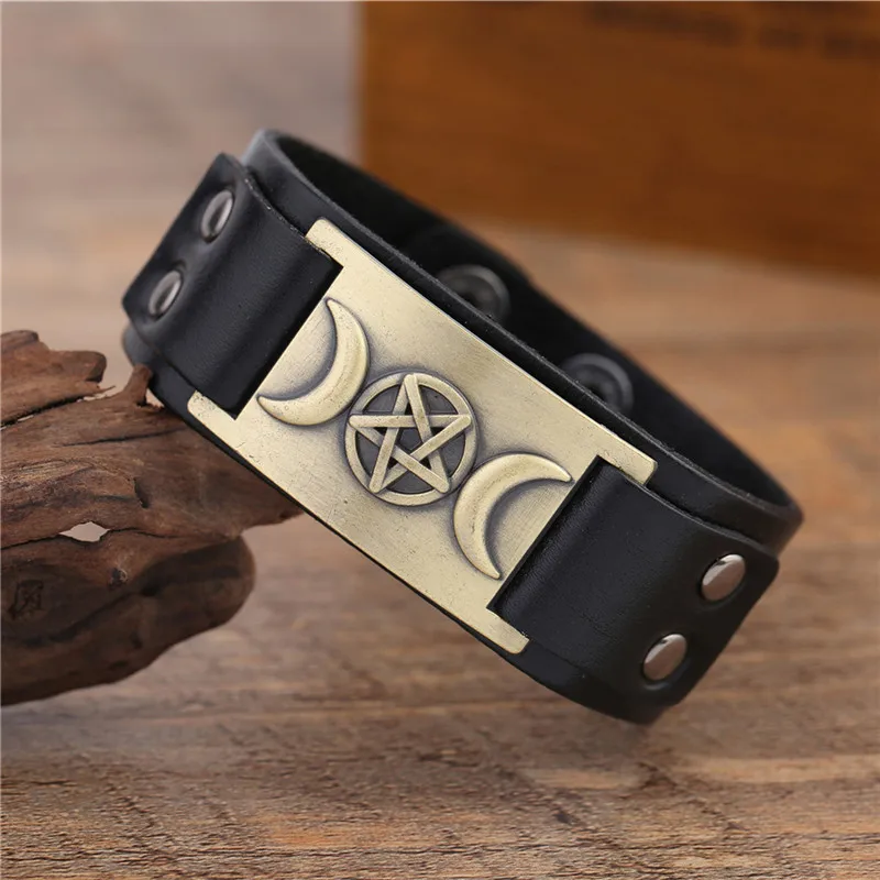 Wristband Cuff Leather Bracelet53